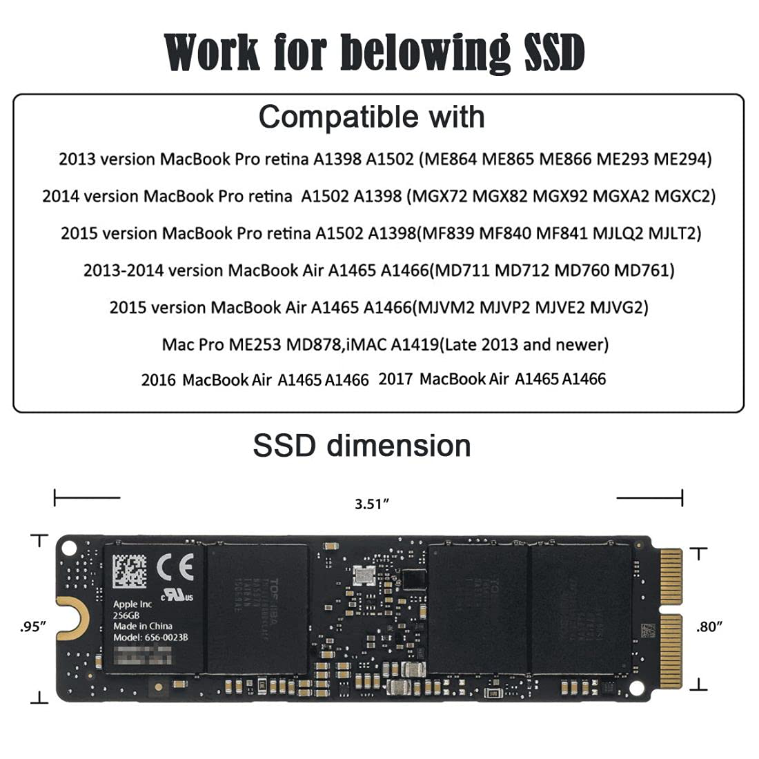 PCI-E 1X to MacBook SSD Converter (2013-2017) PCI-E 1X to MacBook SSD Converter (2013-2017)